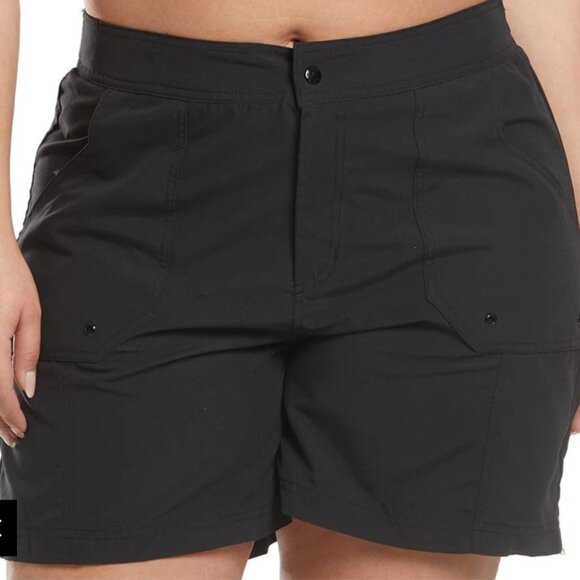 NWT Maxine of Hollywood solid woven board shorts - Picture 1 of 11